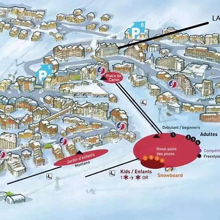 2 Bedrooms 6 Persons Next Slopes Daire Val Thorens